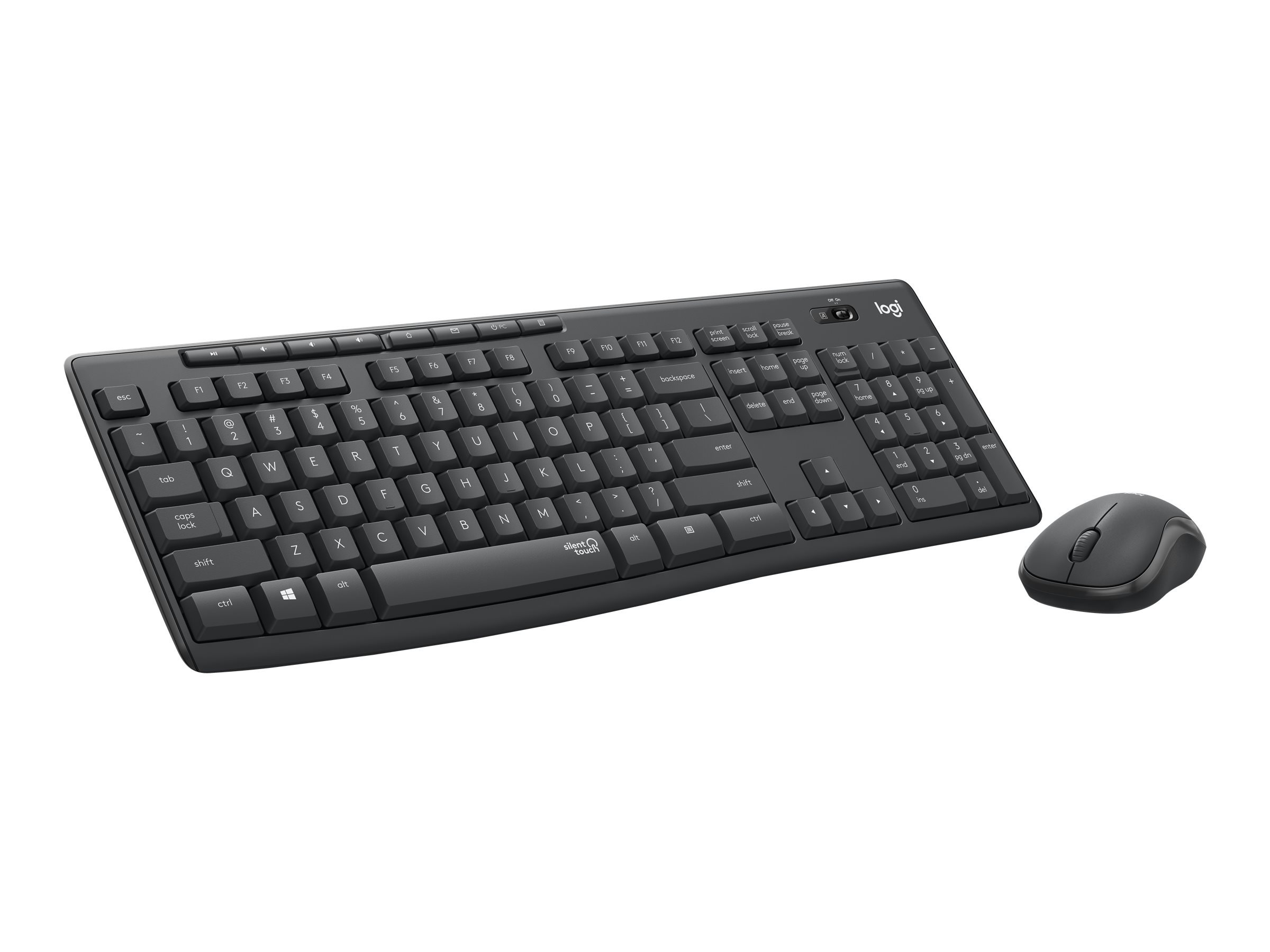 Logitech MK295 Silent - keyboard and mouse set - graphite