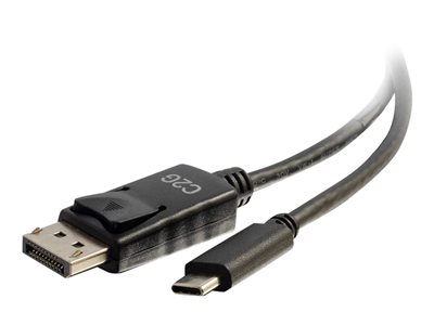 C2G 6ft USB C to DisplayPort Cable - 4K 30Hz - external video adapter - black