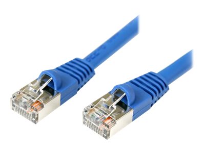 StarTech.com 10 ft Blue Cat5e / Cat 5 Shielded Patch Cable 10ft - patch cable - 3.05 m - blue