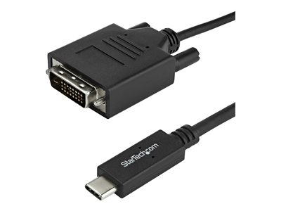 StarTech.com USB-C to DVI Cable - 6 ft / 2m  black