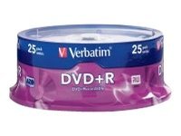 Verbatim - DVD+R x 25 - 4.7 GB - storage media
