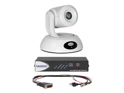 Vaddio RoboSHOT Elite Series 12E HDBT OneLINK Bridge System for Polycom Codecs - conference camera - TAA Compliant...