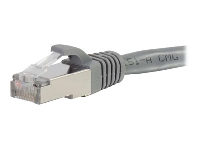 C2G 6ft Cat6 Snagless Shielded (STP) Ethernet Network Patch Cable - Gray - patch cable - 1.83 m - gray