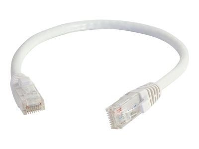 C2G 10ft Cat6a Snagless Unshielded (UTP) Network Patch Ethernet Cable-White - patch cable - 3.05 m - white