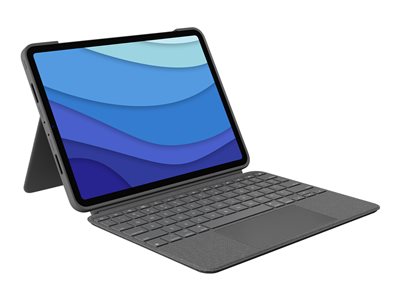 Logitech Combo Touch for iPad Pro 11-inch (1st, 2nd, 3rd and 4th gen) - keyboard and folio case - with trackpad...