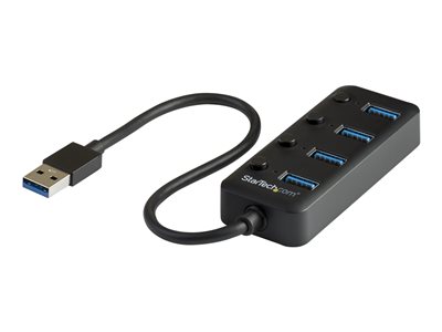 StarTech.com 4-Port USB 3.0 Hub - 4x USB-A - Individual
