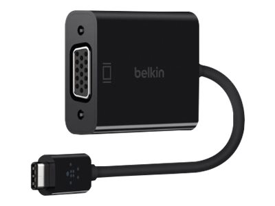 Belkin USB-C to VGA Adapter - external video adapter - black
