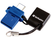 Verbatim Store &#x27;n&#x27; Go Dual USB Flash Drive for USB-C Devices - USB flash drive - 64 GB